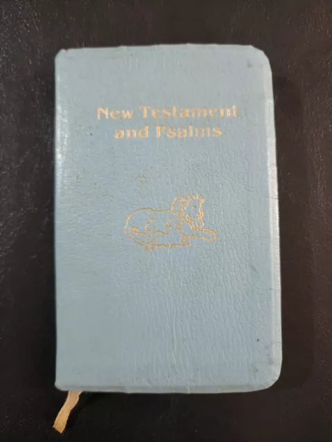 New Testament and psalms - Small Leather Bound