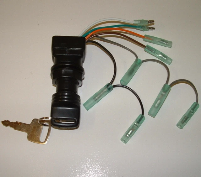 SUZUKI OUTBOARD REMOTE Control Box Key Ignition Switch 2 Keys Fits 2