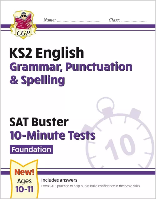 KS2 Year 6 SAT Buster 10-Minute Tests - Foundation Grammar with Answer CGP