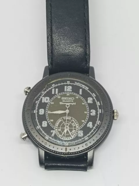 SEIKO 8M25 8030 orologio vintage chronograph alarm quarts 1970-1979 EUR  55,00 - PicClick IT