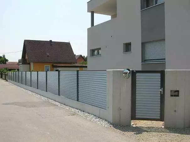 Aluminium Lammelen Zaun, Sichtschutz Zaun Windschutz Terrassenzaun, Ponzioni