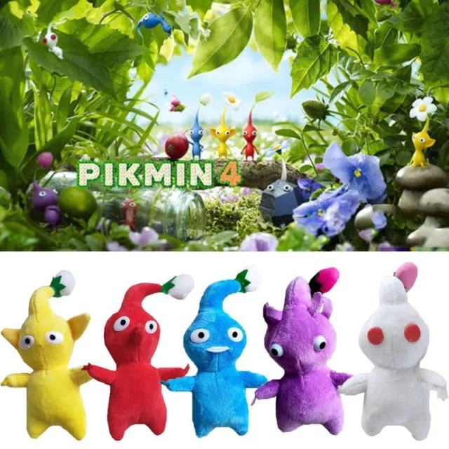 Game Pikmin Plush Toy 15cm/6in Flower Bud Soft Stuffed Doll Kid Gift Collectible
