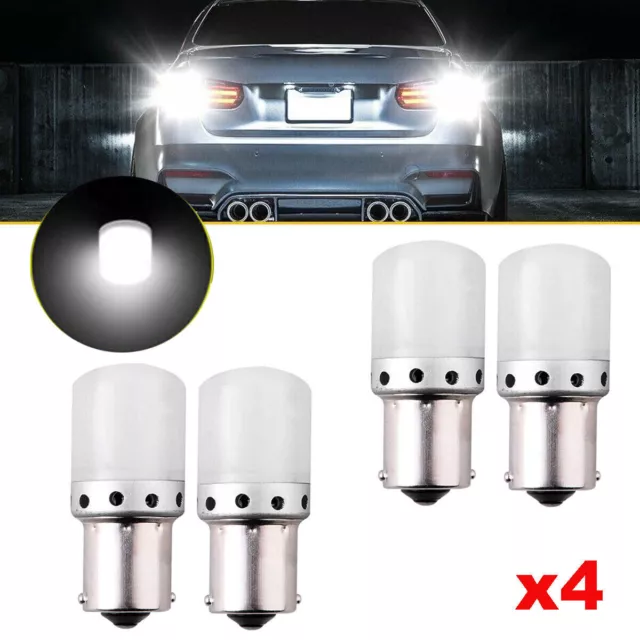 4x SMD 1156 LED BA15S P 21W Car Parking Light Tail Light Lamp Light 12V