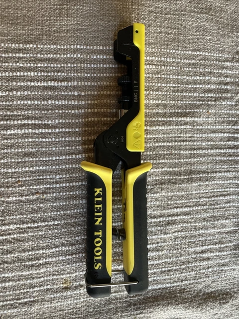Klein Tools VDV211-100 Extended Reach Multi-Connector Compression Coax Crimper