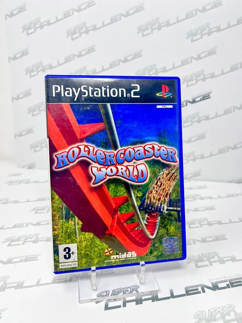 Rollercoaster World PS2 PlayStation 2 PAL/UK Midas Complete with Manual