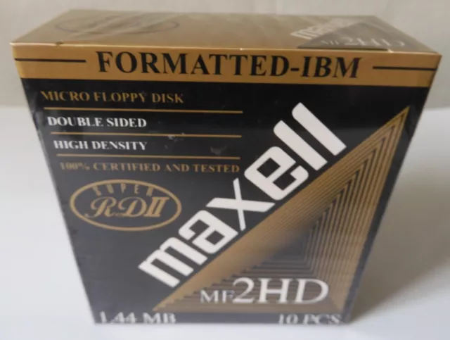 Boîte de 10 disquettes MF 2HD Maxell