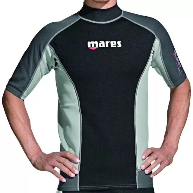 Open Box Mares Scuba Rash Guard Short Sleeve - Large