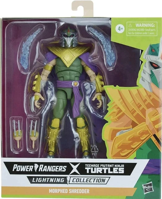 Hasbro Power Rangers TMNT Morphed Shredder Action Figure Lightning Collection