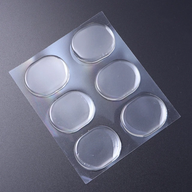 Adesivo per scarpe fai- -te in gel di silicone antiscivolo antiabrasione (6 pez