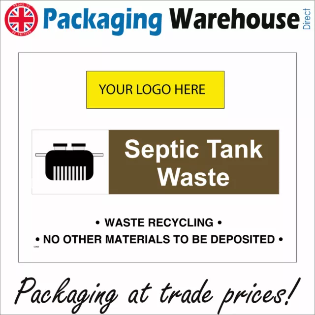 Cs469 Septic Tank Recycling Waste Recycle Your Logo Sign Sewage Effluent