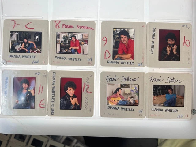 Dw4-835 Frank Stallone, Actor Lot (16) 35Mm Orig Slide Via Dianna Whitley