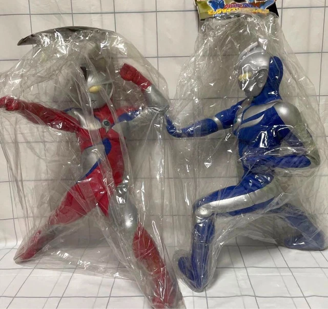 Banpresto Ultraman Cosmos Big Size Sofuvi Figure DX 2 Types 13" PVC Soft Vinyl