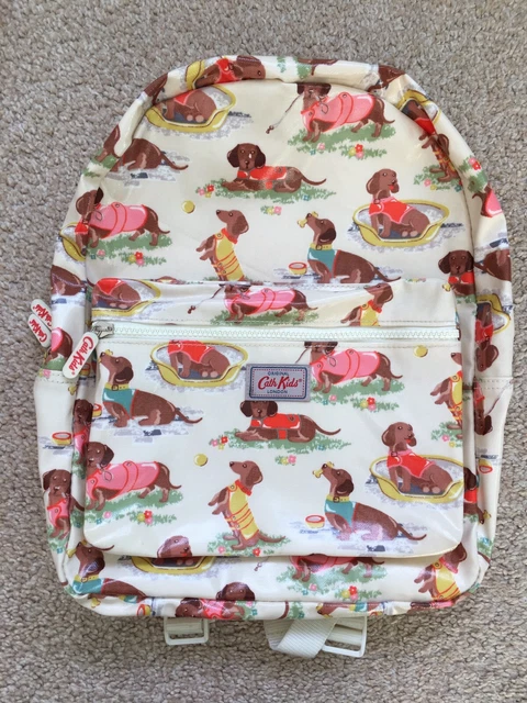 CATH KIDSTON (KIDS) Oilskin Rucksack/Backpack Dachshund/Sausage