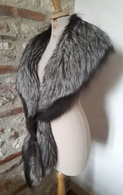 Vintage fox fur stole for sale hotsell