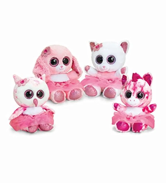LARGE KEEL TOYS Animotsu Ballerinas 25cm 4 Designs Cuddly Soft Toy