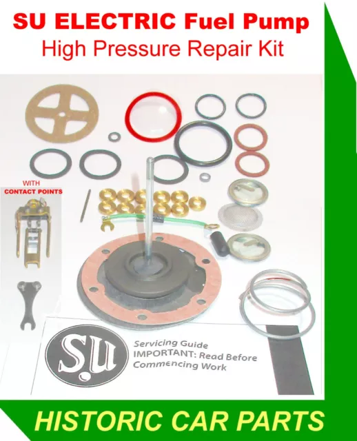 REPAIR KIT for SU "ELECTRIC" (CONTACT POINTS) FUEL PUMPS for MGB MGBGT 1962-80