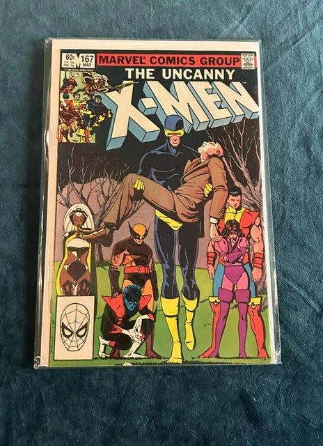Uncanny X-Men # 167 - (1983) Marvel Comics - New Mutants Appearance Fine