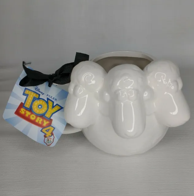 Disney Pixar Seven20 Toy Story Bo Peeps Sheep Ceramic Figural Coffee Mug New