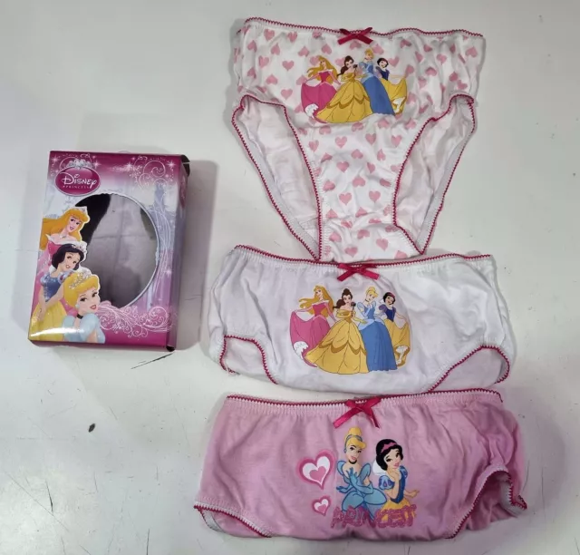 Mutandine Principesse Disney 8-9 Anni 3 Slip 29060 Disegni Assortiti