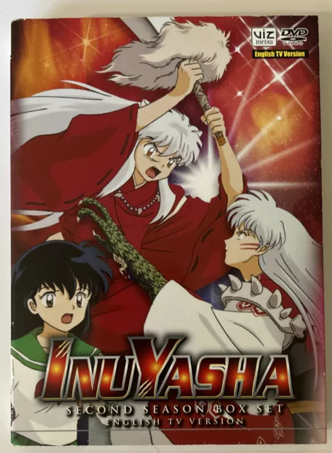 Inuyasha Complete 2nd Season (DVD, 3 Disc Boxset) Pre-owned FAST SHIPPING