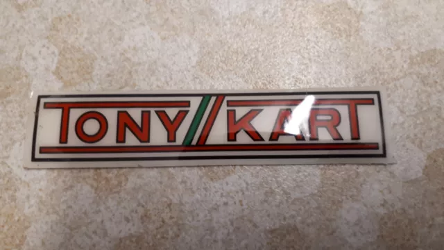 Original Otk Tony Kart Aufkleber 113 Mm X 24 Mm Go Kart Racing Prokart Rotax Kadett