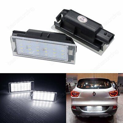 ANG RONG FEUX ECLAIRAGE PLAQUE LED BLANC XENON RENAULT LAGUNA MEGANE 2 3 CLIO 3 4 TWINGO 