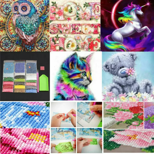 Zum Selbermachen Vollbohrer 5D Diamant Malerei Cartoon Kunst Stickerei Handarbeit Handwerk Wandbild