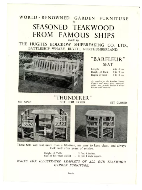 Hughes Bolckow Shipbreaking Co Print Ad advert advertisement vintage 1950s #40