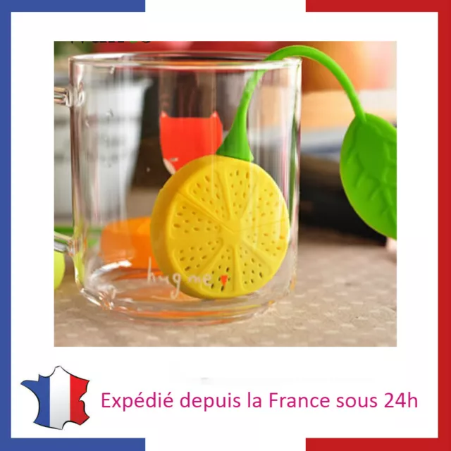 Boule à Thé Infuseur en Silicone Alimentaire en forme de Citron