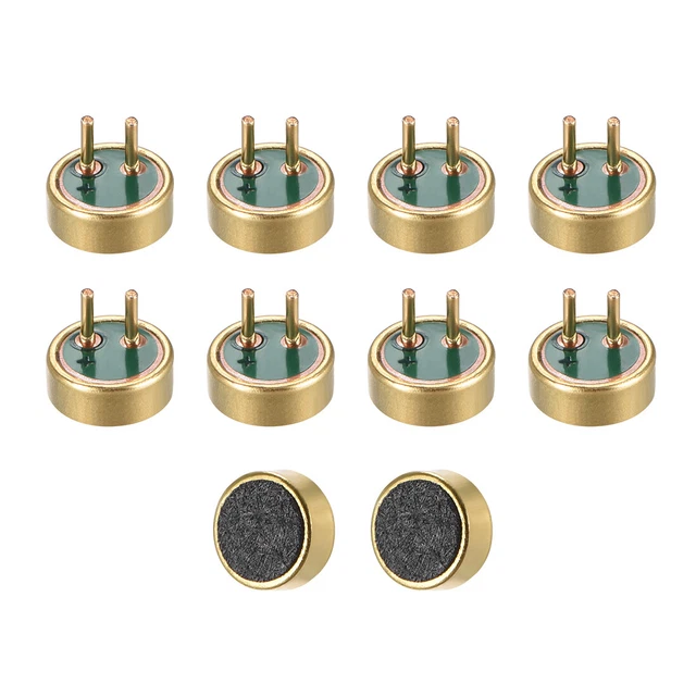 38dB Electret Microphone 4mx1.5mm Cylindrique Condenseur MIC Broches pour 10Pcs