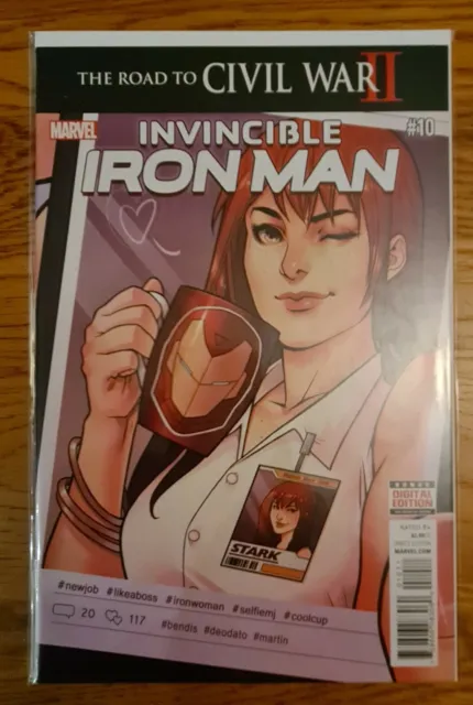 Invincible Iron Man (2016) #10 - Marvel Comics - NM - 2nd Riri Williams RARE