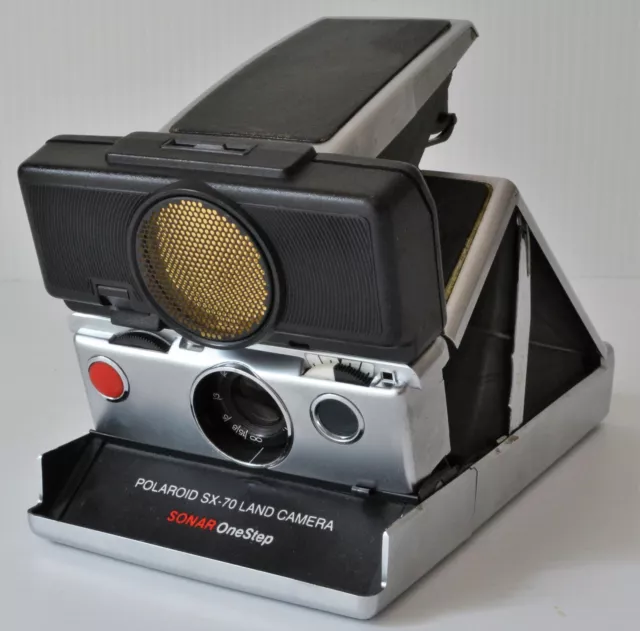 Vintage Polaroid SX-70 Land Camera Sonar One Step Film Tested and Working!