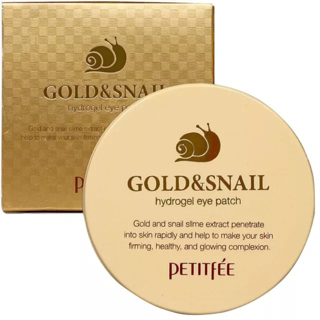 Petitfee Gold&Schnecke Hydrogel Augenpads, 60 Stück