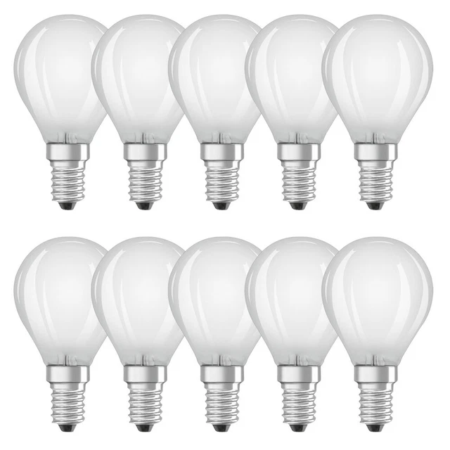 10 x Bellalux LED Filament Tropfen 2,5W = 25W E14 matt 250lm warmweiß 2700K