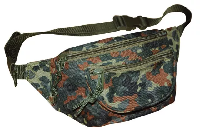 NEU Bauchtasche Gürteltasche Camouflage »Doggy Bag« Schwarz Braun Grün Tarn Army