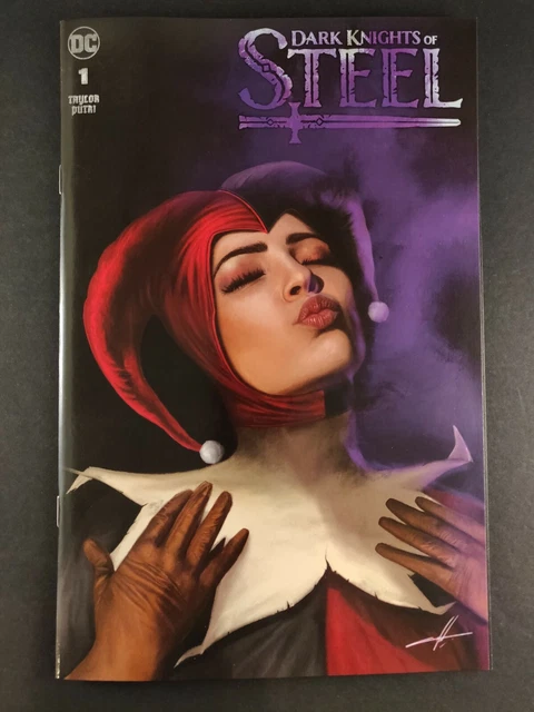 DARK KNIGHTS OF STEEL #1 (2021) Carla COHEN Harley Quinn Trade Dress Variant