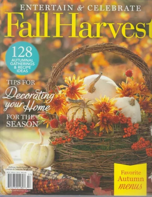 Entertain & Celebrate Fall Harvest 2020 Autumnal Gatherings & Recipe Ideas