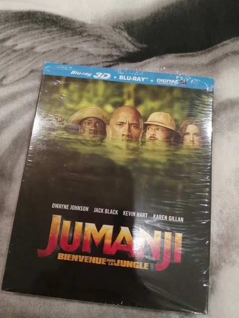 Jumanji Bienvenue Dans La Jungle Dwayne Johnson  Blu-Ray 3D + 2D 