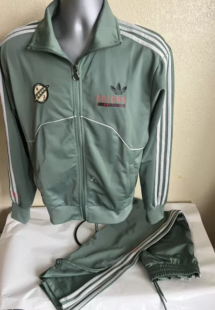 adidas Star Wars Boba Fett Firebird Track Suit Pants Jacket Green HI6001 S SMALL
