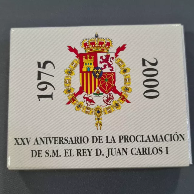 España: 2000 Pesetas De De Plata  Año 2000 - Xxv Aniversario Proclamacion