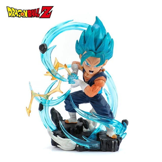 ⭐ Figurine Dragon Ball SUPER Gogeta Cartoon 11 cm PVC Top Qualité Manga Anime ⭐