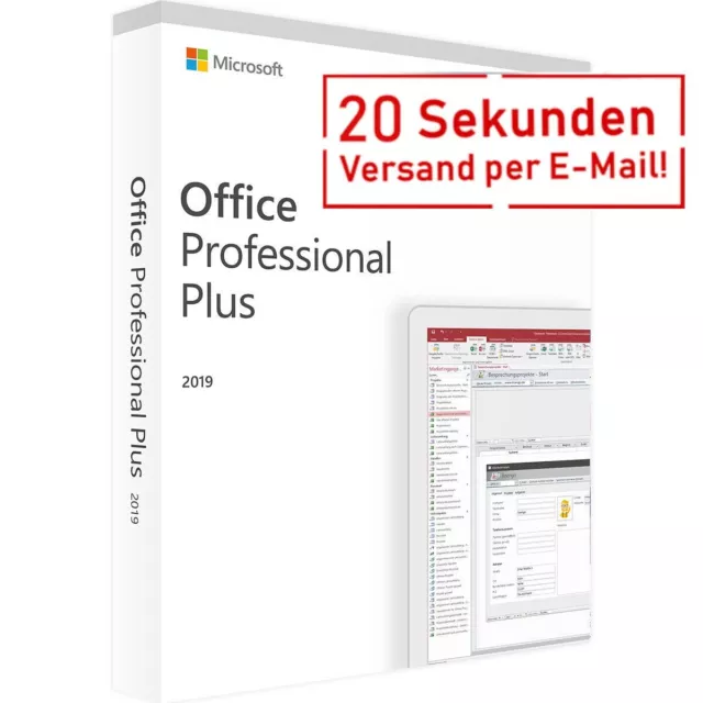 Office 2019 Professional Plus - Code Sofort per Nachricht - KEIN ABO -