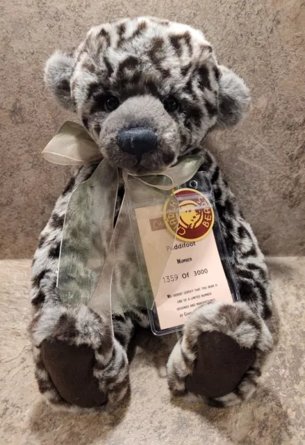 NEW Retired Tagged Sweet PUDDIFOOT Charlie Bear Soft Jointed Plush 33cm Ltd Ed