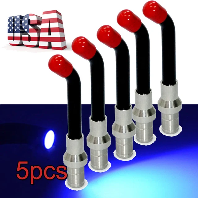 5pcs Dental Curing Light Guide Rod Tip 8*10mm For LED Curing Light