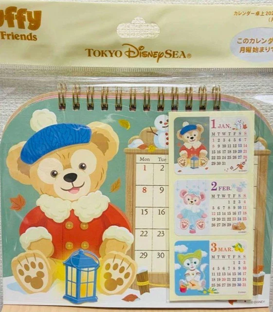 DISNEY SEA DUFFY Friends Desk Calendar 2024 65.65 PicClick
