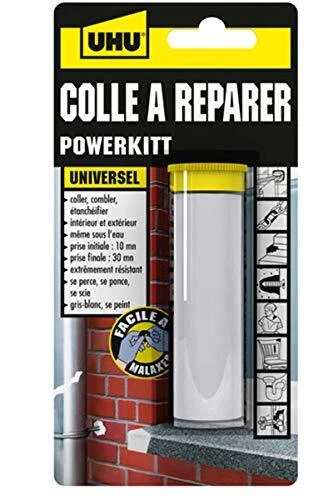UHU Colle à réparer Powerkitt universel - Pâte époxy pétrissable 2 composants ul