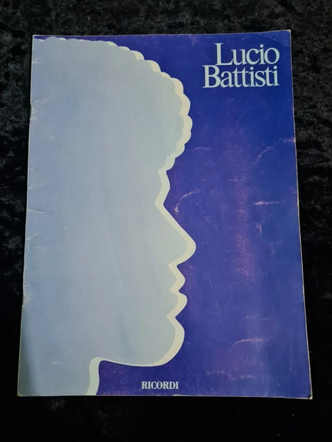 Lucio Battisti 1990 RICORDI 12 canzoni spartiti musicali art.3261