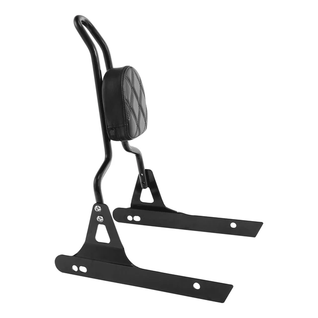 PASSENGER DETACHABLE BACKREST Sissy Bar Pad Fit For Harley Dyna Street