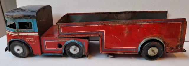 Très RARE Tracteur et remorque Charles Rollet Année 30