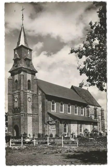 CPA 27 St. GERMAIN-la-CAMPAIGN, the church, dated 1953